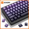 Xiaomi Gradient Purple Double Shot PBT Keycaps 132+ Keys Cherry Profile Keyboard Keycaps for Cherry Gateron MX Switches Gaming Keyboard
