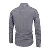 Men's Large-sized Checked Long-sleeved Shirt, Digital Printed Lapel Light Button Shirt For Men