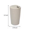 550ml Wheat Straw Coffee Cup Portable High Temperature Resistant Water Cup With Lid Reusable Eco-Friendly Travel Mug