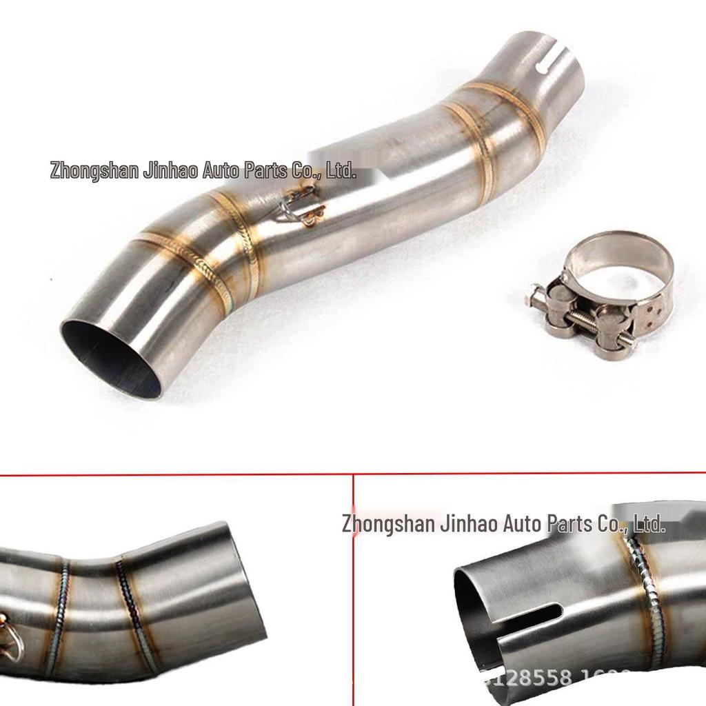 CBR300 Stainless Steel Mid-Pipe for Motorcycle Exhaust Modification, Easy Installation