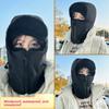 New Warm Scarf Mask Integrated Hat Coldproof Breathable Pullover Cap Windproof Waterproof Ear Protection Hat Unisex