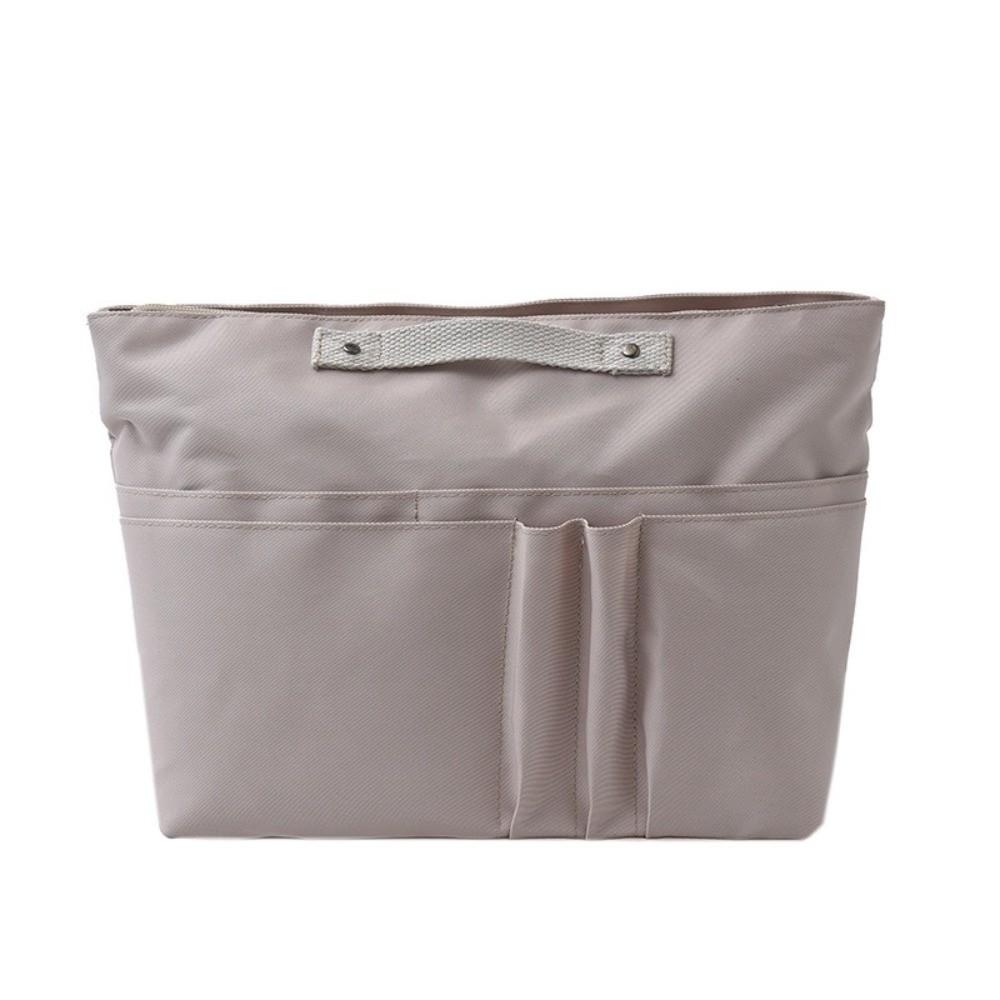 Organizzatore per Borsa a Mano in Nylon Grande Capacità Colore Unico Organizer per Borsa Tote Multi-Tasche Leggero Borsa per Cosmetici