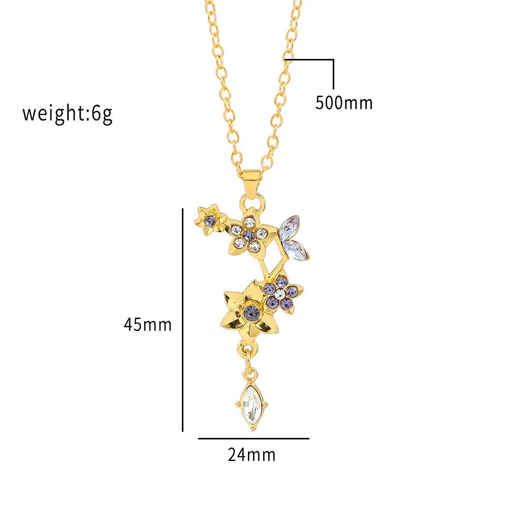 Anime Pendant Necklace for Women Jewelry Chain Kazuha Tartaglia Venti Cosplay Accessories