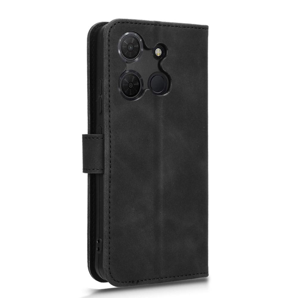 Für TCL 503 Lederhülle Skin-Feel Anti-Drop Brieftasche Klapphülle