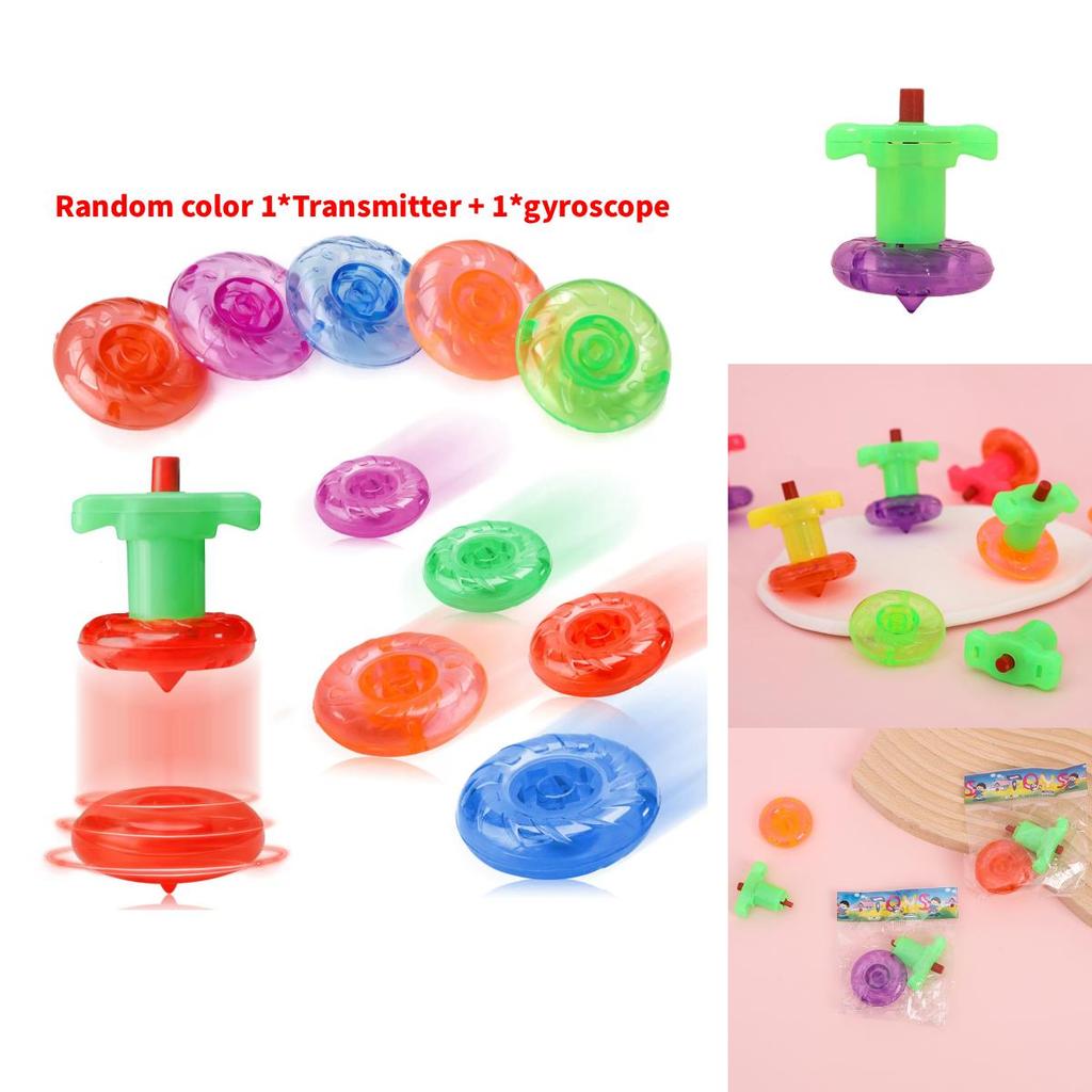Classic Kids Transmitter Gyroscope Set Toy With Launching Mechanism For Children And Collectors
