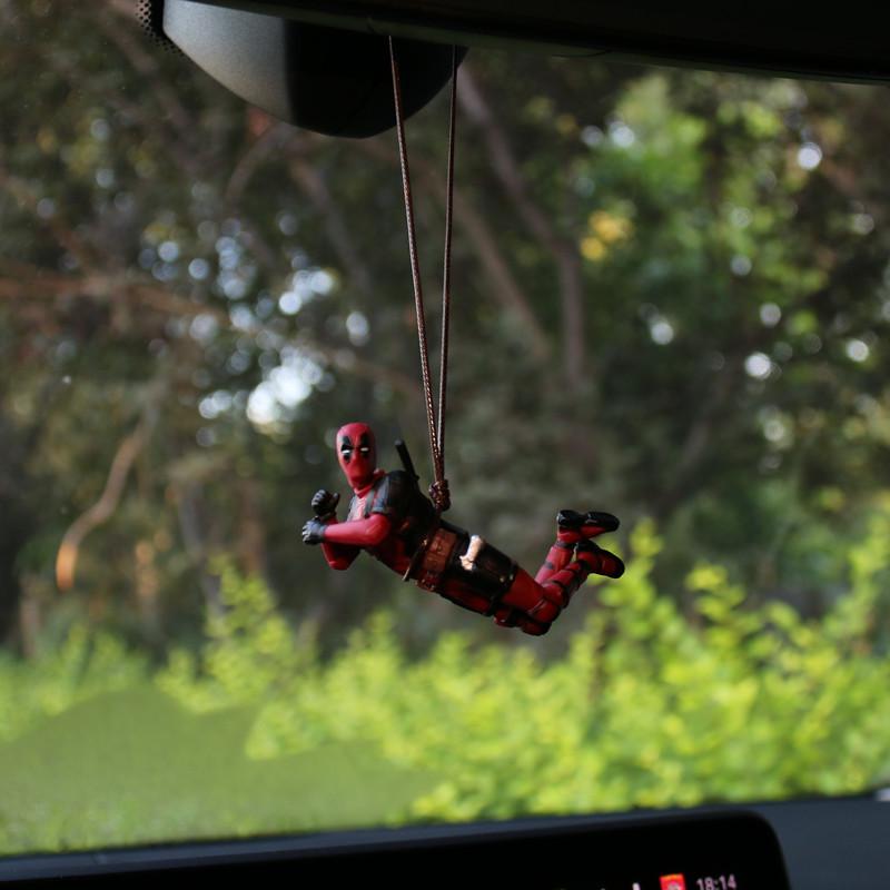 Cross-Border Car Pendant: New Deadpool Rearview Mirror Ornament