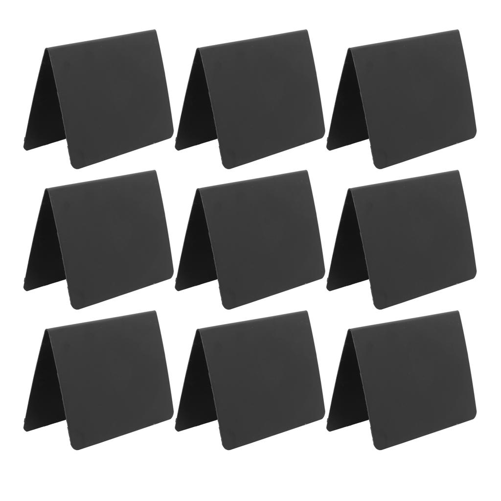 16 Stück V-förmige Mini-Tafelschilder Abwischbar Wiederverwendbar für Essen Tischzahlen Nachrichtentafeln Party