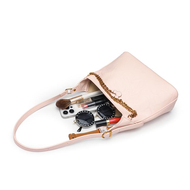 New Disney Mickey PU Combo Bag, Tote Bag, Shoulder Bag Regular Women's Princess Pink BMK-71438P