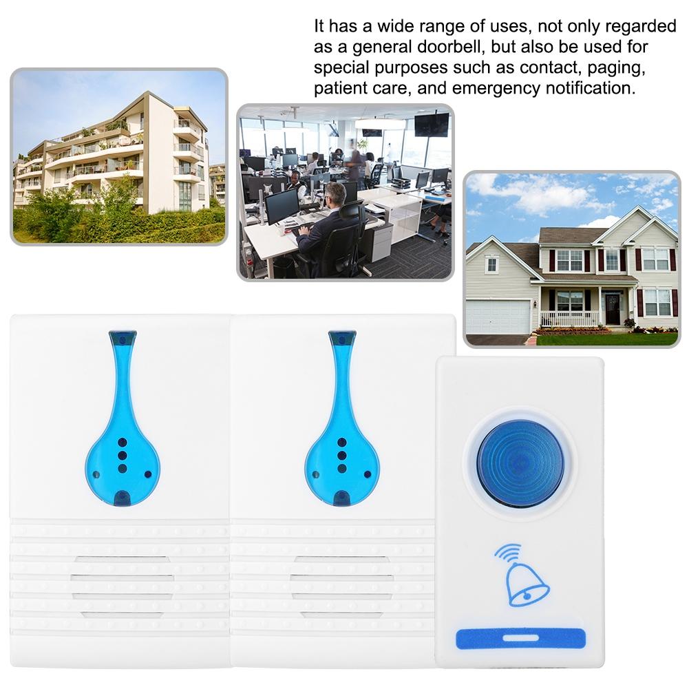 Wireless Doorbell Digital Door Music Ring Bell 32 Melody