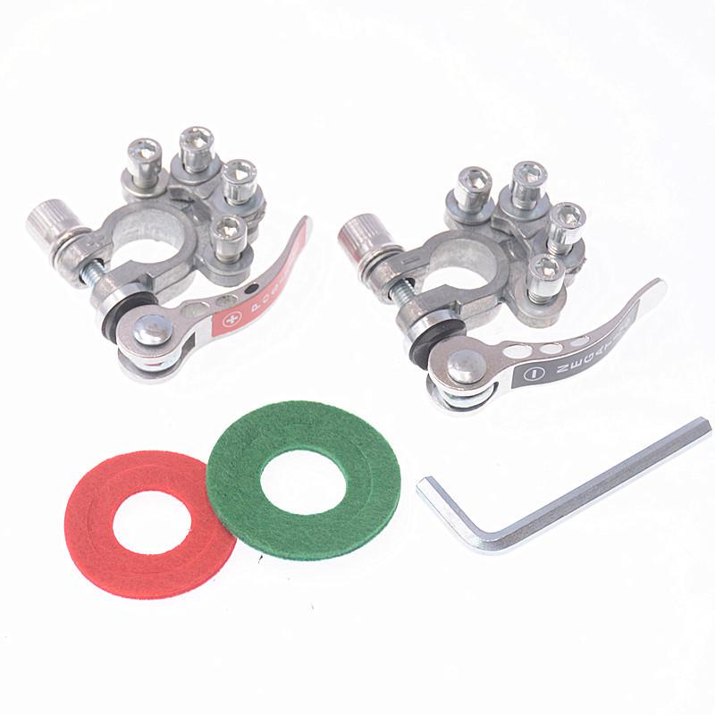 Zinc Alloy Car Battery Terminal Quick Release Clamp with Multiple Wiring Ports