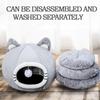 Cat Pet Dog Warm House Cave Beds for Innendørs Cats Cozy