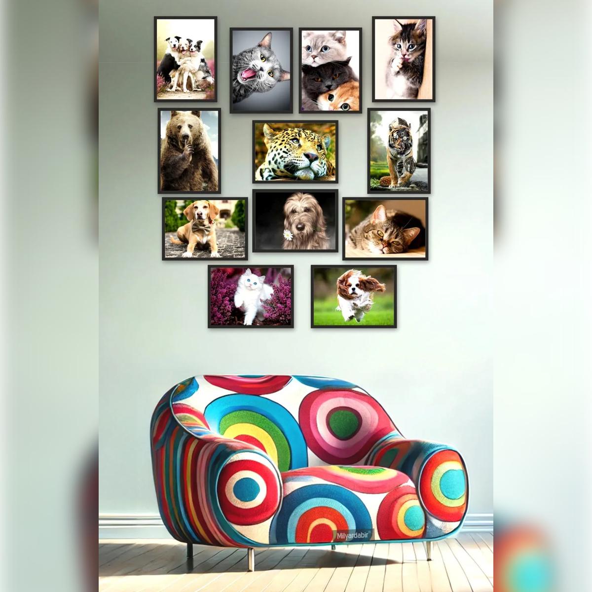 

Home Decor with Your Animal Friends – 12-Piece MDF Wall Art Set Now on Sale!
