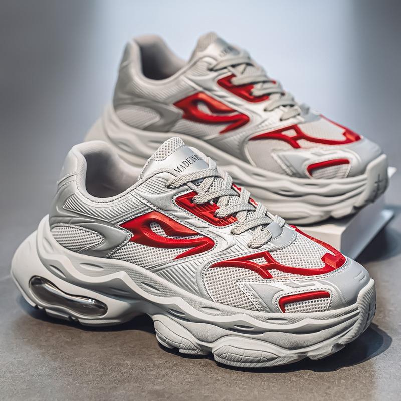 Shoes Men's New Trendy Shoes Young and Young Versatile Casual Shoes Thick-soled Heightening Sports Men's Shoes