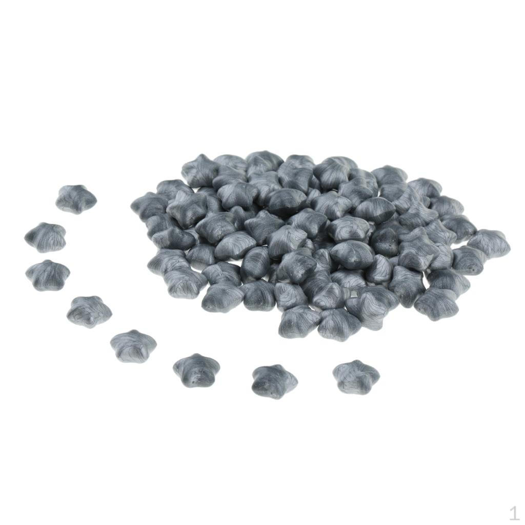 Sealing Beads, Seals - 100 Pieces Silver