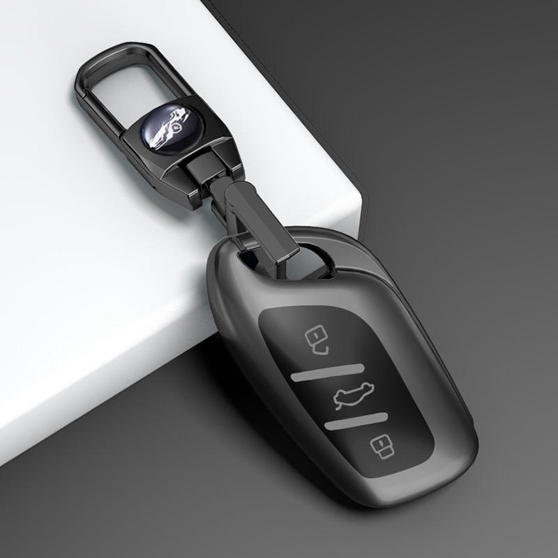 TPU Car Key Case Cover For Roewe RX5 MG3 MG5 MG6 MG7 MG ZS GT GS 350 360 750 W5 Accessories Car-Styling Keychain