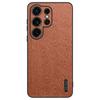 Slim Wood Grain Leather Case For Samsung Galaxy S26 Ultra S25 Edge S24 FE S23 S22 Plus A57 A37 A56 A36 A26 A16 A35 A25 A15 5G Shockproof Case Cover