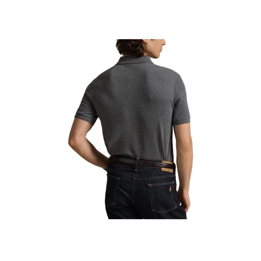 Polo Ralph Lauren Ribbed Button Split Hem Short Sleeve Polo Shirt Men Tops MNPOKNI1N823737-020