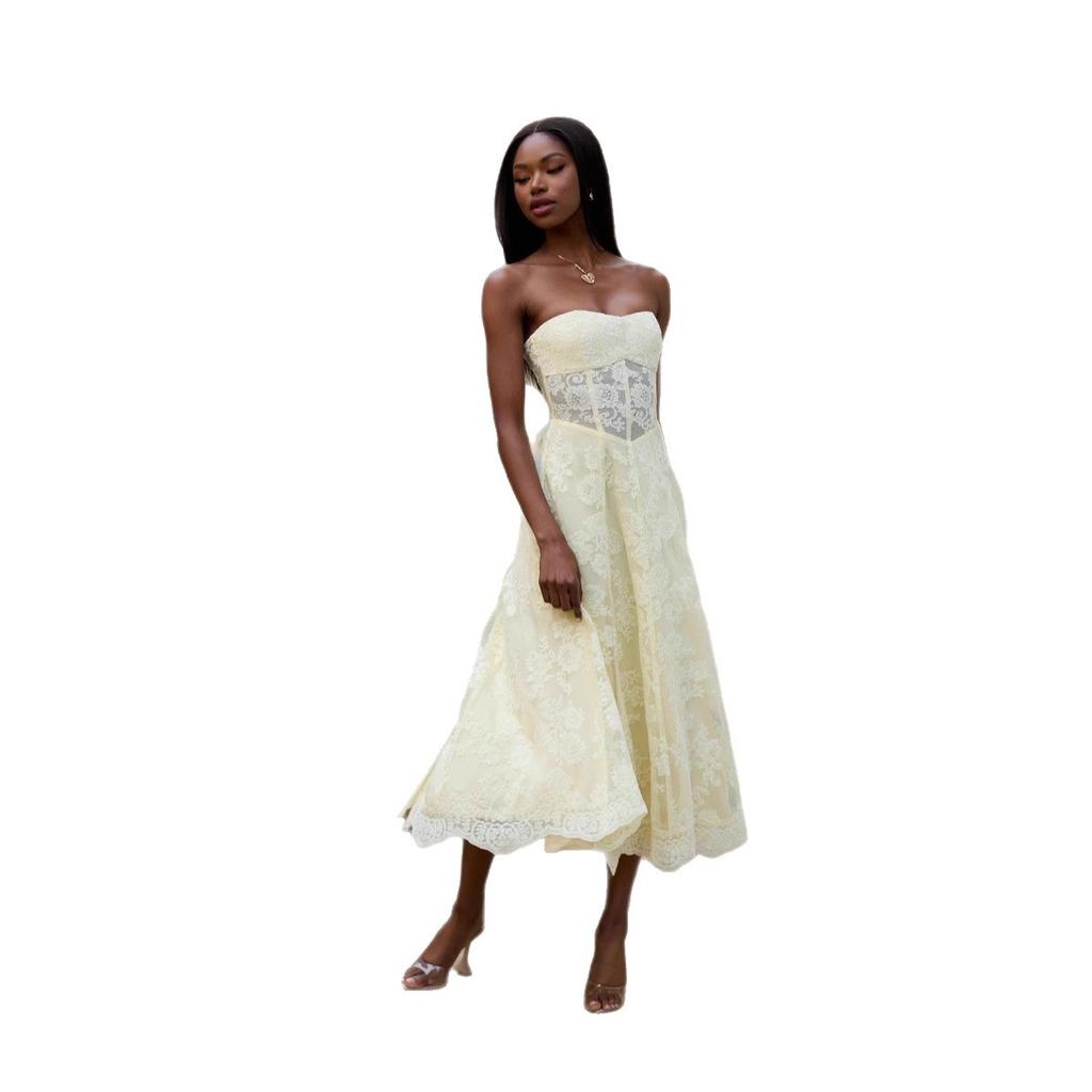 Women White & Pink Floral Print V Neck Ruffle Sleeve Tie Waist Split Maxi Dress