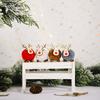 4Pcs Christmas Felt Fawn Pendant Elk Charm Christmas Tree Personalized Hanging Decorations Party Holiday Decor