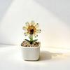 Mini Glass Planter Desktop Ornaments Small Exquisite Craftsmanship Bright Colorful Handmade Texture for Office Bedroom Living Room Home Decor Gift