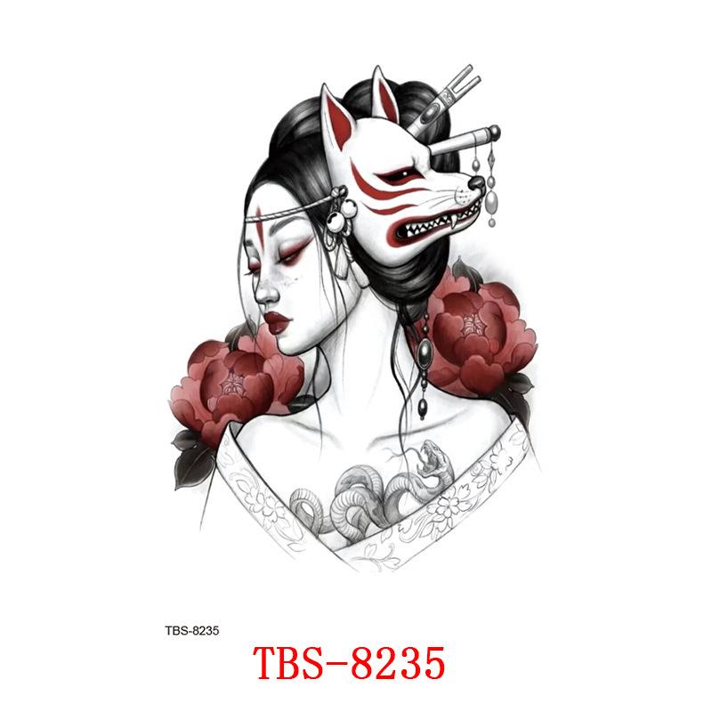 Waterproof Tattoo Sticker, Totem Character Tattoo Sticker Tattoo