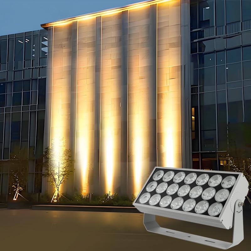 Long-Range Waterproof Wall Washer Spotlight for Hotel Exterior Lighting