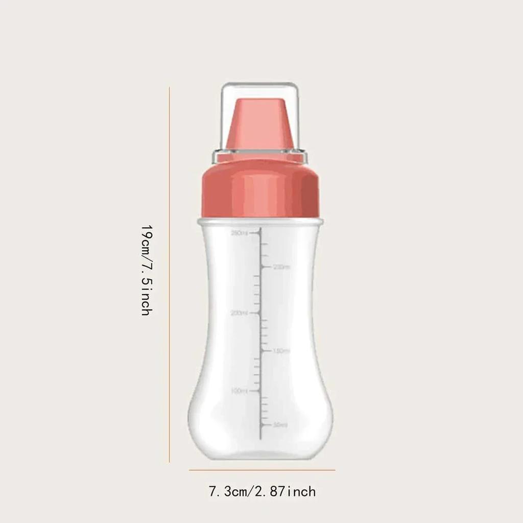 1PC-Squeeze Bottle, Plastic Condiment Squeeze Bottles With Squeeze Top, Sauce Squeeze Bottles For Sauces, ,Kitchen Supplies