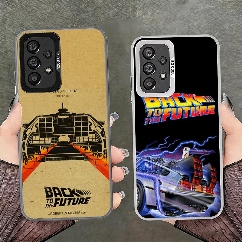 Back To The Future Soft Phone Case for Samsung A17 A16 A15 A14 A13 A57 A56 A55 A54 A53 A37 A36 A35 A34 A33 A26 A25 A24 A23 A52