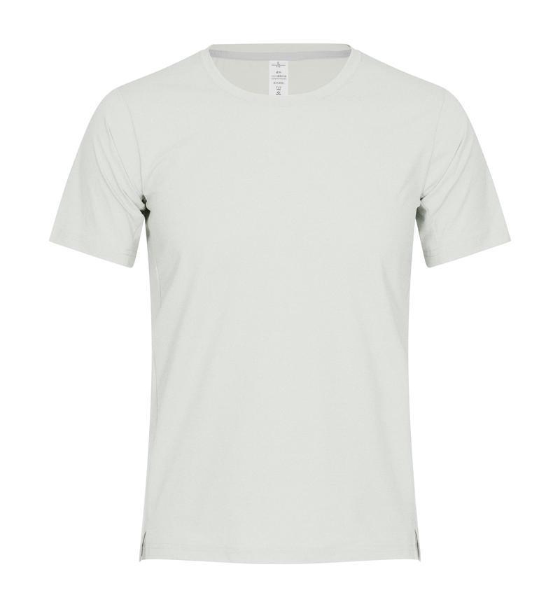 

Быстросохнущая спортивная футболка с круглым вырезом: Летняя майка для марафона и фитнеса с влагоотводящим эффектом L