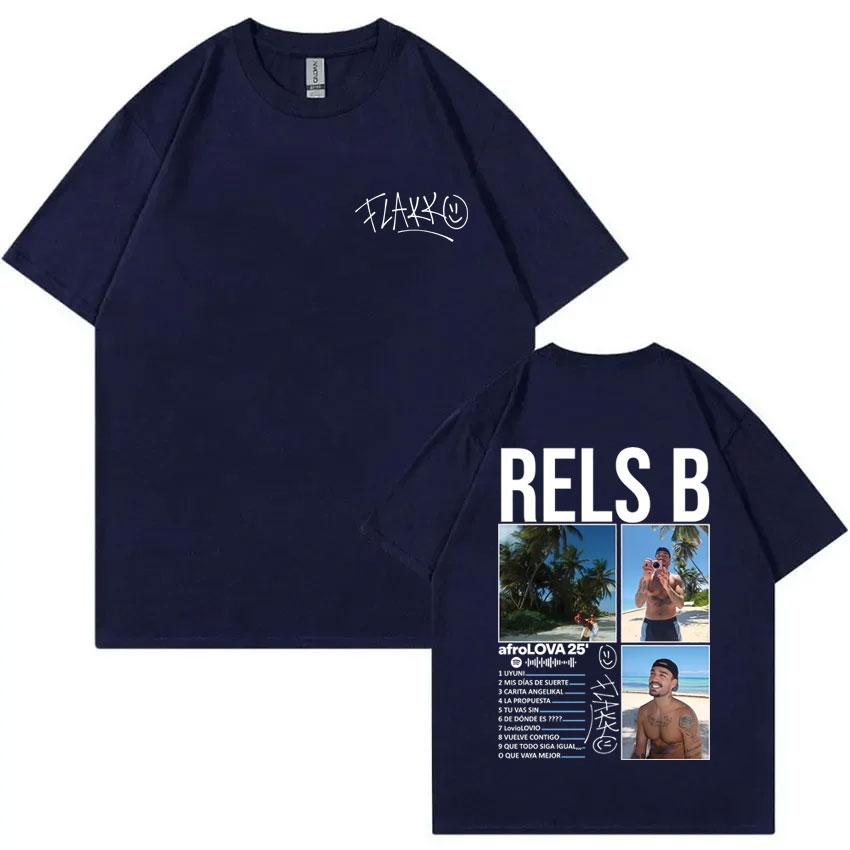 Rapper Rels B AfroLOVA 25 Merch T Shirt Unisex Women Fashion Hip Hop Oversized Short Sleeve Tshirt Male Vintage Cotton Tshirts