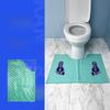 Engangsbrug U-formet Toiletbrætbetræk Med Vandtæt Ikke-vævet Stof Til Badeværelseshygiejne