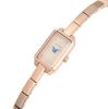 Authorized Dealer Matow Watch Watch Mw005005 Mini Square Rose Gold White [MATOW] Ladies' [Tsuki Seigetsu]
