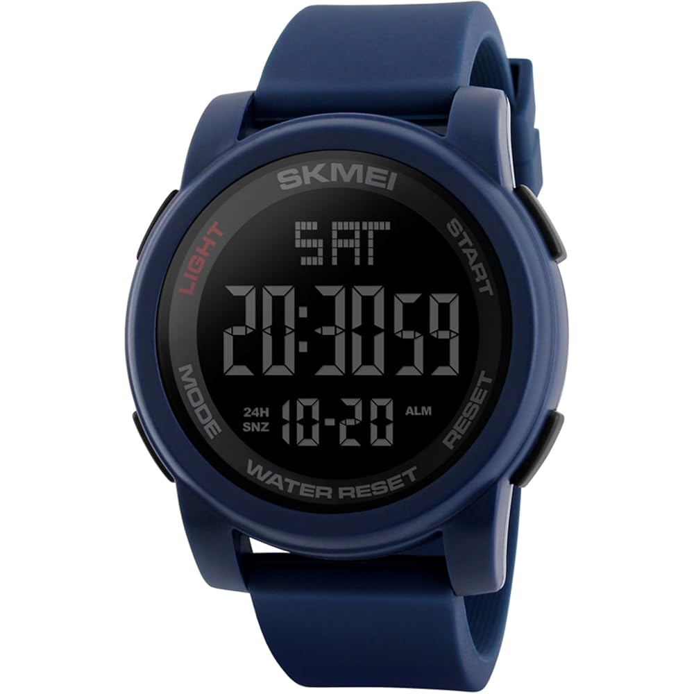 Timever Digital Sports Watch Men s Waterproof Stopwatch Alarm Outdoor LED Large Display