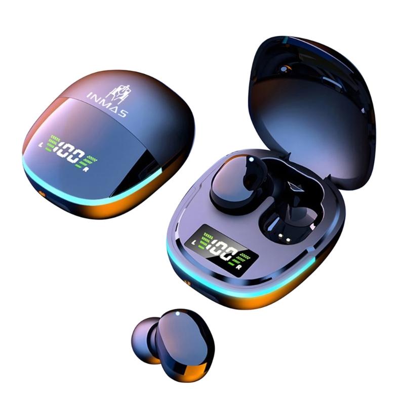 

INMAS TWS G9S Earphones Bluetooth-compatible 5.1 Wireless Gaming Headphones Noise Reduction For Smart Phone Earbuds 1
