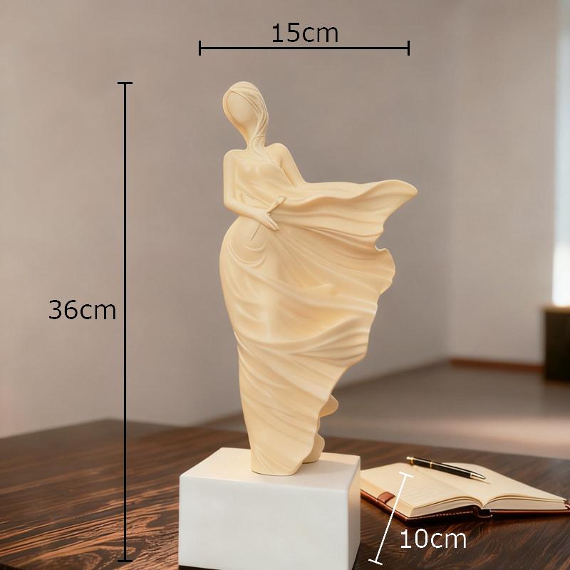 

Abstract Figure Sculpture Portrait Resin Luxury Ornaments Wine Cabinet Artistic Soft Decoration Modern Home Decor Accessories