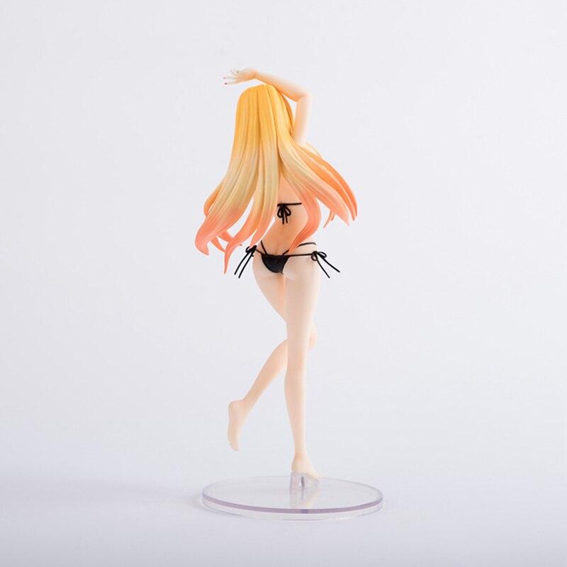 24cm My Dress-Up Darling Marin Kitagawa Sexy anime figurka Marin Kitagawa Bikini Akční figurka pro dospělé kolekce Modelky pro panenky