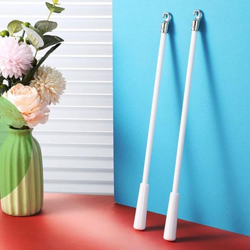 Durable Fiberglass Blinds Rod with Metal Hook, Vertical Blinds Opening Rod Blind Wand for Vertical Blinds, Home Decors