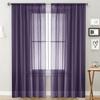 Solid Color Double String Terylene Curtain Sheer Semi-Blackout Thin Window Sheer