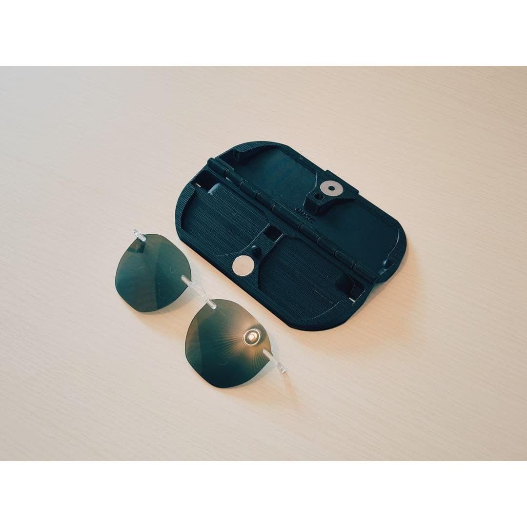Used OWNDAYS SNAP lens case for SUN Sunglasses OWNDAYS