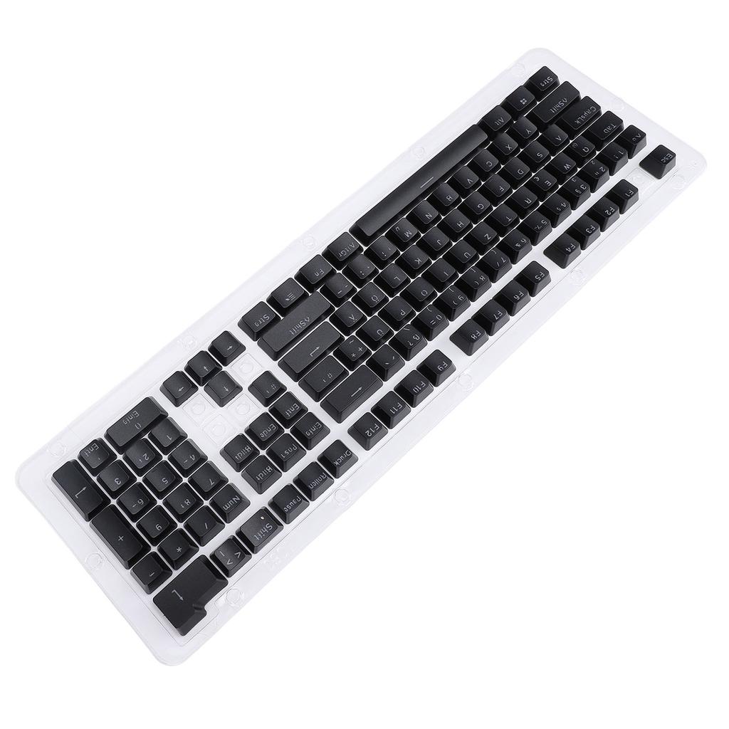 108 Key German Keyboard Keycaps Minimalist Mechanical Keyboard Translucent Keycaps for 61 64 68 84 87 96 98 100 104 108 Keyboards