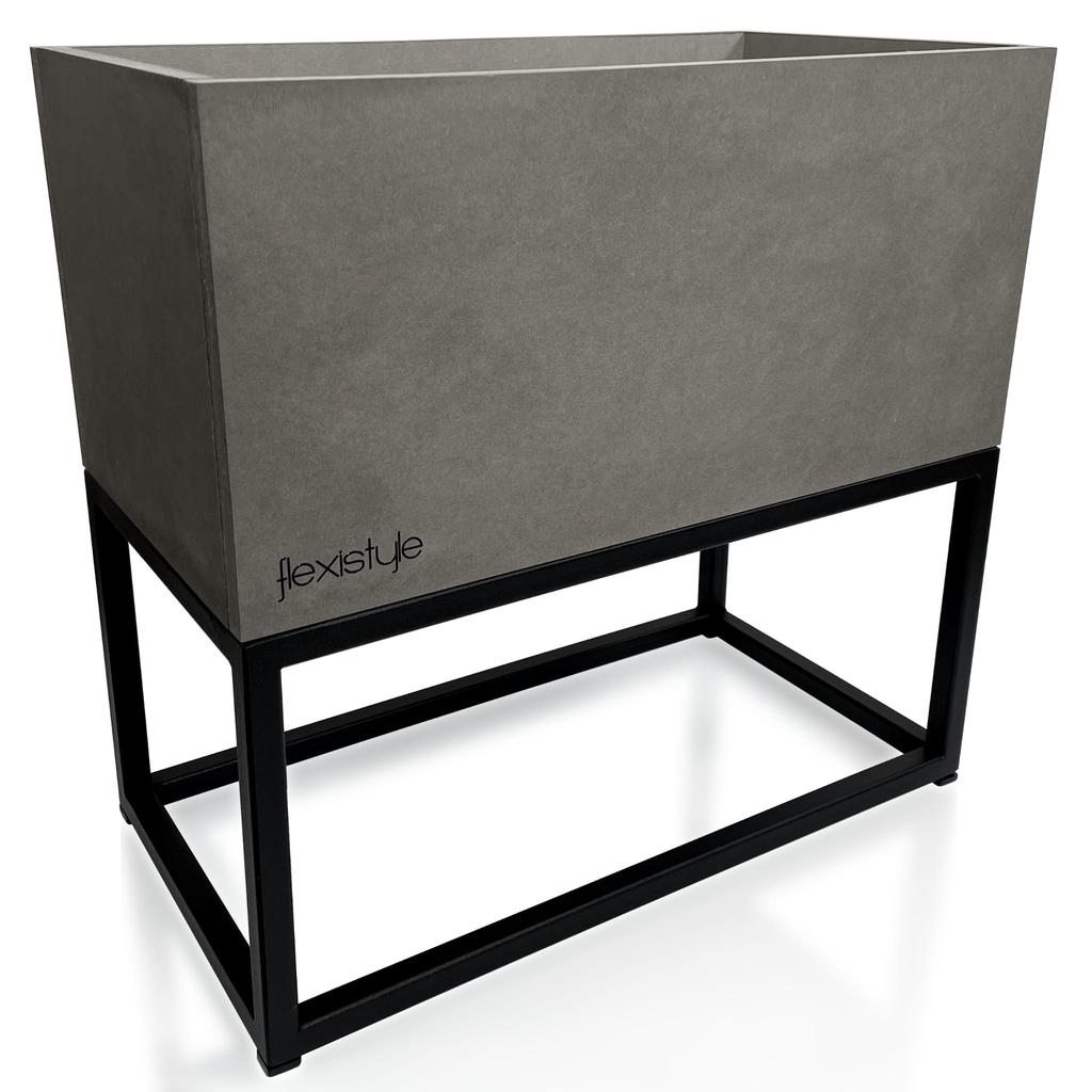 Loft Fiorino Flower Stand Gray 42x22x40 Cm