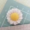 25mm Cute Sunflower Resin Mini Flat Back Scrapbook Kawaii DIY Embellishments Accessories Decor