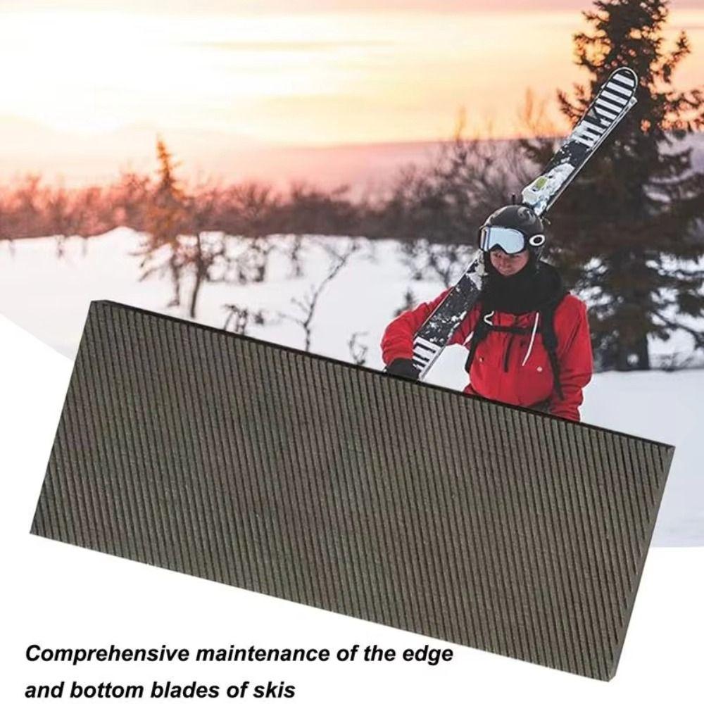 11-Tooth Snowboard Trimming Tool Multi-functional Ski Edge Tuning File Ski Sharpener Maintenance