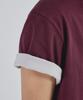 SLOWACID Sa Refined Flip-Cuff Semi-Crop Tee [Dark Plum]
