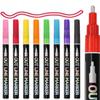 Magic glitter markers with double line effect - set of 8 colors