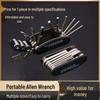 16-in-1 Folding Bicycle Repair Tool: Multi-functional Spoke Wrench, Allen Wrench & Screwdriver