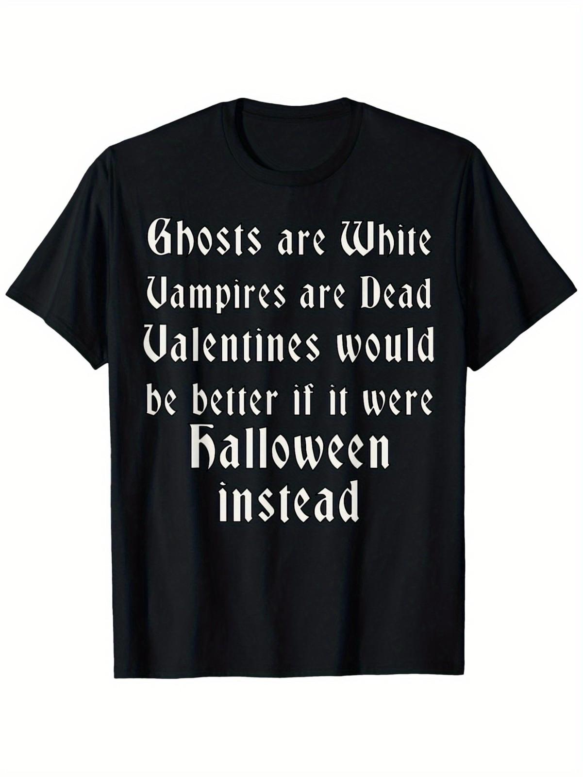 Gothic Spooky Vibe T-Shirt, Suitable for Mens & Womens Outdoor T-Shirt, 100%co S разноцветный