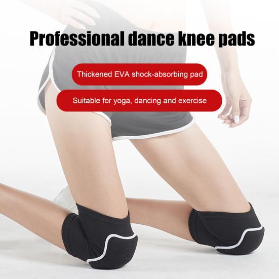 Thickened Knee Pad 2Pcs Sports Pads with EVA Foam, Breathable Anti-Collision Protector, Comfortable Support Men Women Brace for Dance Volleyball