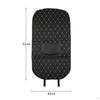 PU Leather Seat Anti Kick Mats Universal with Storage Bag Holder Waterproof for Truck