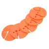 5Pcs Diving Line Marker Cave Dive Marker Scuba Safety Rope Line Marker PVC Round Shape for UnderwaterOrange